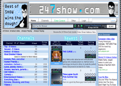 247Show - Upload videos, watch online, vote, and win
