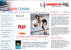 Gym Floor Covers - Cover Rack - Gym Mats - Covermaster