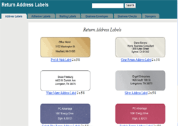 Return Address Labels Return Address Labels