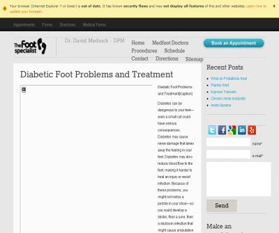 Cool Tips To take care of Diabetic foots by Expert Podiatrist.