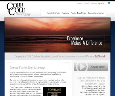 Daytona Beach Commercial Litigation Lawyers - cobbcole.com