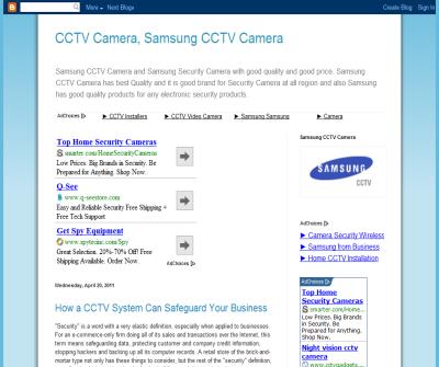 Samsung CCTV Camera, Samsung Security Camera