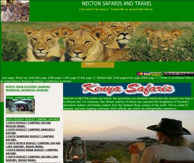 Kenya safari, Kenya safari holidays, Kenya lodge and camping safari holidays.