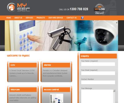 Security camera | Home security | Security systems | Home security | Access control - www.mysec.com.au