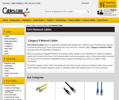 Cat6 Patch Cables
