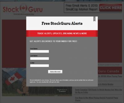 StockGuru Canada - Your Guide To the Canadian Markets