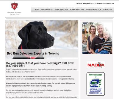 Toronto Bed Bugs Inspection - K9 bed bug detection dogs Toronto