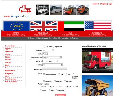 Euro Truck | Used Trucks for Sale | Used Equipment