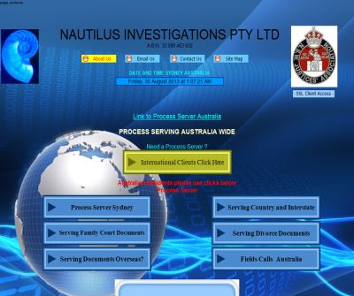 Process Server Australia - Nautilus Investigations, Sydney, New South Wales