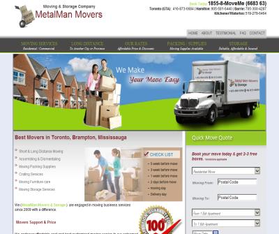 MetalMen Movers & Storage a moving company