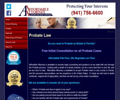 Attorney services of Probate in Sarasota Florida