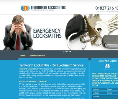 Tamworth Locksmiths- Locksmith Service in Tamworth