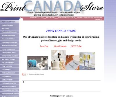 One of Canada's largest Wedding and Events website for all your printing, personalization, gift, and design needs! 
