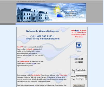 Windowtinting.com ~ School of the Trade