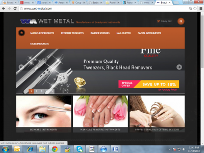 Wet Metal Professional Nail and Salon Supplies Stainless Steel Beauty Care Tools Pakistan