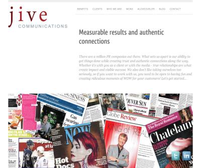 Jive Communications PR Agency Vancouver Canada