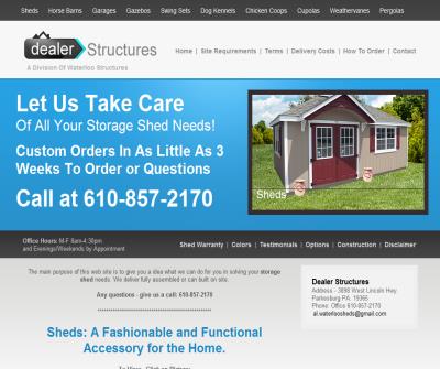 Storage Shed Plans | Dealer Structures 
