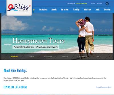 Bliss Holidays - Best Indian Holidays