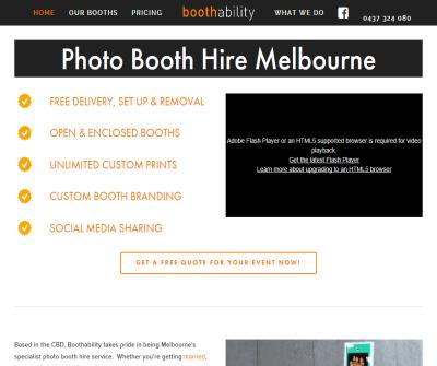 Boothability - Photo Booth Hire Melbourne