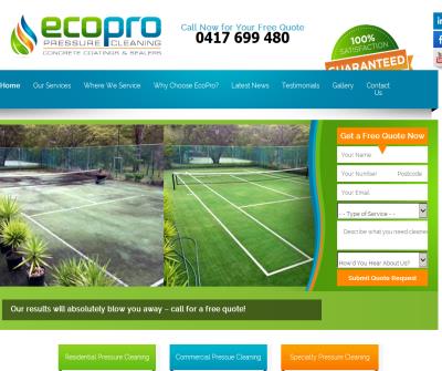ECOPRO Pressure Cleaning
