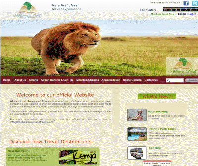 African Lush Tours and Travels - Safaris - Vacation 
