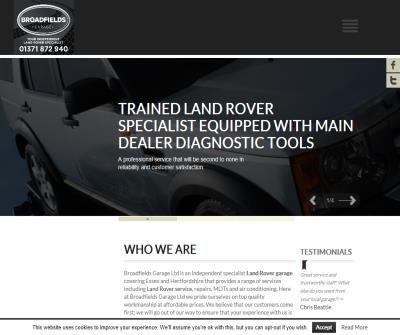 Specialist Land Rover Garage Essex and Hertfordshire