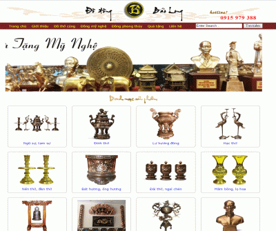 Dong Fine Art Company Bao Long Tong Bronze Casting Gifts