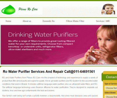 RO Water Purifier Services And Repair