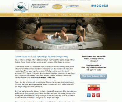 Outdoor Hot Tubs Spa Orange County
