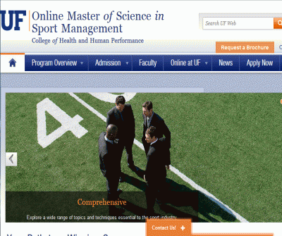Online Sports Management Master Degree