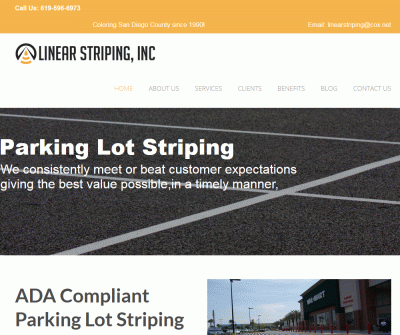 Parking lot Striping, asphalt maintenance and  asphalt repair in San Diego