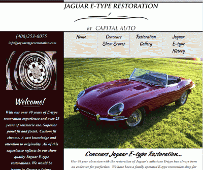 Jaguar E-type Restoration Kalispell, Montana