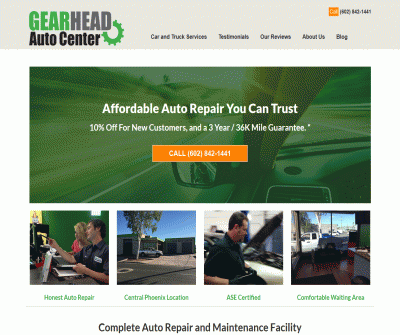Gearhead Auto Center Car Care Services Phoenix AZ