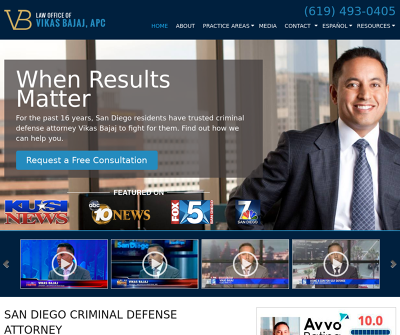 Law Office of Vikas Bajaj, APC - San Diego Criminal Lawyer