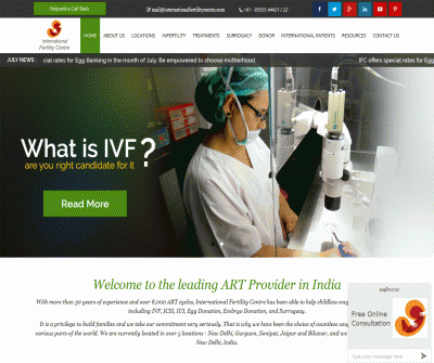 International Fertility Centre Male, Female Infertility Treatments Like IUI, IVF, ICSI, India