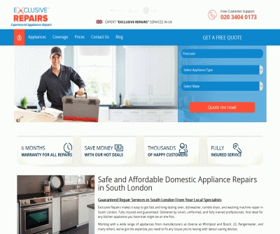 Exclusive Repairs Professional Appliance Repairs South London