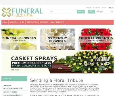 The Funeral Flower Shop Wreaths, Casket flowers, Sheafs Sympathy Arrangements Melbourne 