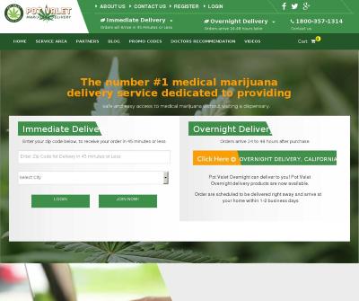Pot Valet Medical Marijuana Delivery Service California