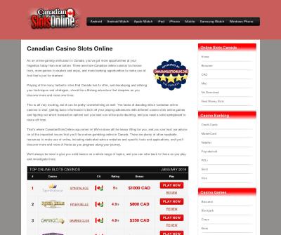 Online Casino Slots for Canadian Players