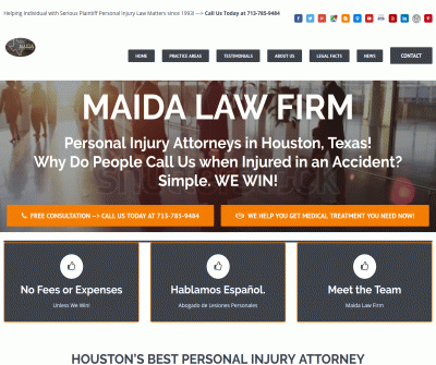Maida Law Firm Houston,TX Personal Injury Houston Accident Auto Accident 