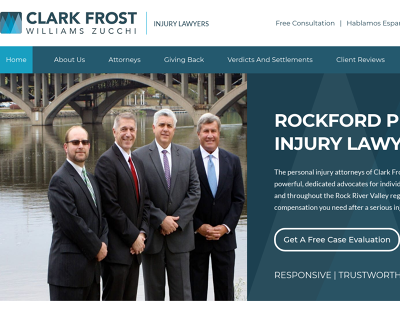 Clark Frost Williams Zucchi Loves Park,IL Car Accidents Worker's Compensation Medical Malpractice