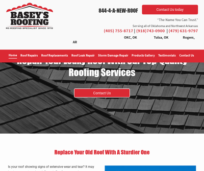 Basey''s Roofing Re-Roofing Specialist Since 1978
