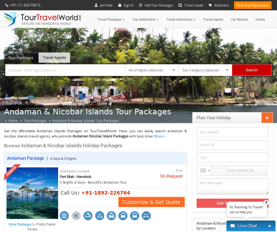 Andaman Nicobar Islands Tour Packages