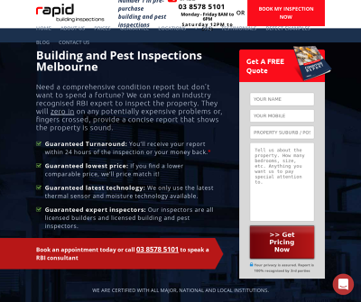 Rapid Building Inspections Melbourne