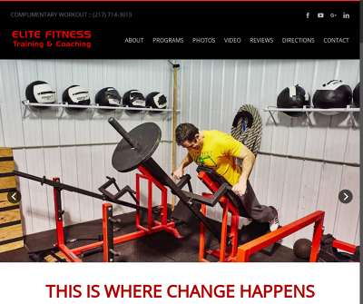 Elite Fitness Training and Coaching Champaign,IL Personal Training Program