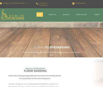 Floor Sanding Dublin,Ireland Finishes Stains Gap Filling Floor Repair Dustless Sanding