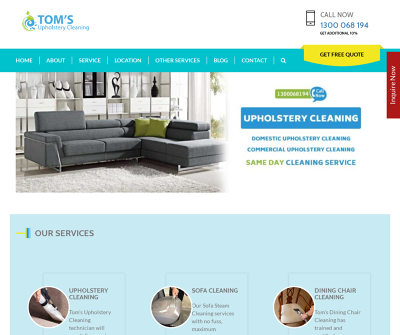 Toms Upholstery Cleaning Melbourne