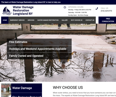 Water Damage Restoration Long Island