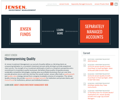 Jensen Investment Management, Inc.