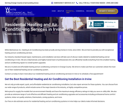 Residential HVAC Services Irvine